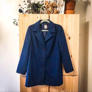 J. Jill Wool Blend Pea Coat